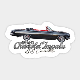 1961 Chevrolet Impala SS Convertible Sticker